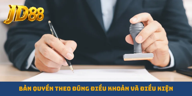 Bản quyền theo đúng điều khoản và điều kiện
